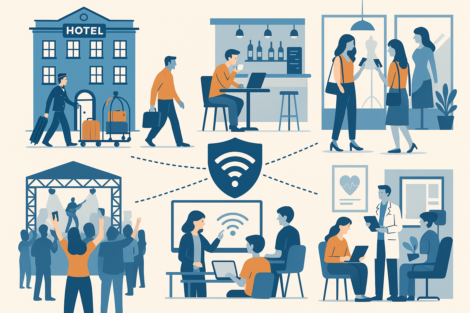 Top Industries That Benefit from Managed WiFi Hotspots